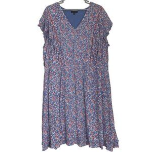 Lane Bryant Floral Mini Dress